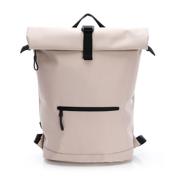 防潑磁吸扣捲式後背包19L-奶茶棕(289511140)