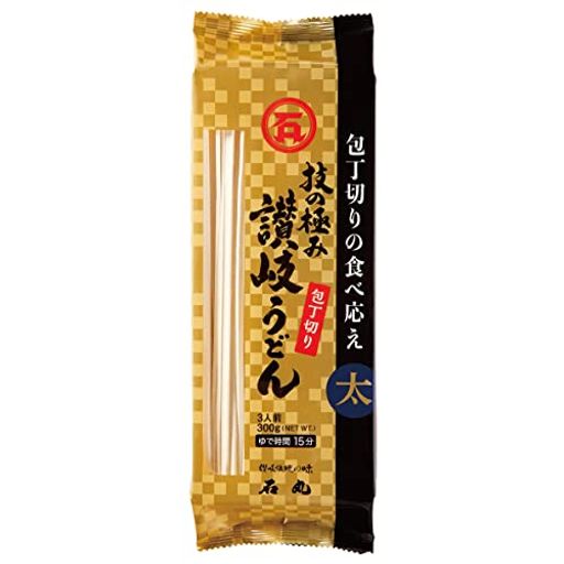 石丸製麺 技の極み 讃岐うどん包丁切り 300G