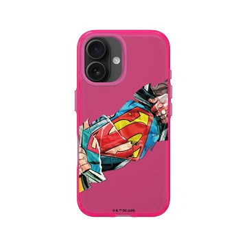 iPhone 16 Clear 粉漾桃 - Superman - Superman-變身的瞬間