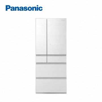 【Panasonic 國際牌】日製 550公升《變頻-六門》玻璃冰箱NR-F551WX-W1(翡翠白)
