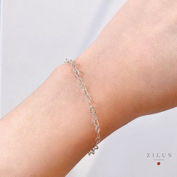 │簡約│高質感 • 壓邊 • 手鍊 • 純銀手鍊 • 925silver