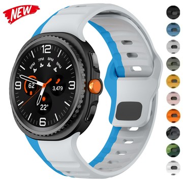 SAMSUNG 適用於三星 Galaxy 8 40 毫米 44 毫米手鍊的矽膠運動錶帶適用於 Galaxy Watch