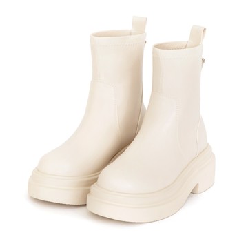 D+AF 安可返場輕量底素面瘦瘦短靴