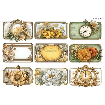 【10月新作】20-103-0086 裁切紙・拼貼素材