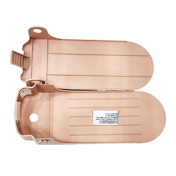 北歐風雙層鞋架 節省空間 卡扣調節 耐磨好用  粉色  1組