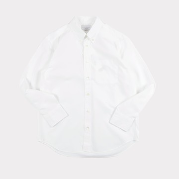 日本Manual Alphabet 100/2兵庫縣100支廣義紡布埃及棉修身微彈長袖襯衫