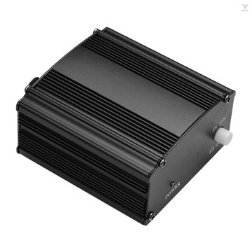 超緊湊型麥克風 +48V 幻象電源,帶 XLR 輸入和輸出,用於電容式麥克風工作室音樂錄音