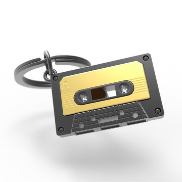 [傑凱國際貿易]Metalmorphose比利時鑰匙圈 卡帶