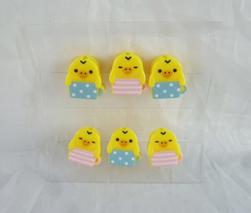 【震撼精品百貨】キイロイトリ 小雞 便跳夾-六入【共1款】 震撼日式精品百貨