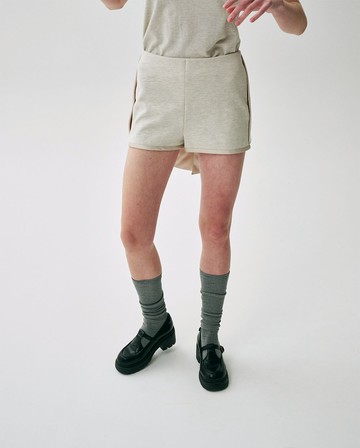 MARDI MERCREDI 蝴蝶結迷你短褲 燕麥色 RIBBON SHORTS