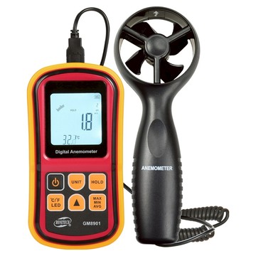 BENETECH 標智手持風速測試儀 風速計 GM8901  1個