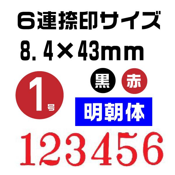 リピマックス 回転式ゴム印 回転印 浸透印 連続捺印 『明朝体・6連・1号 rmx-6m1』