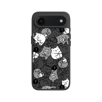 iPhone Air SolidX 黑 - 白白日記 Darylhochi - 眾裏尋他 (黑白)