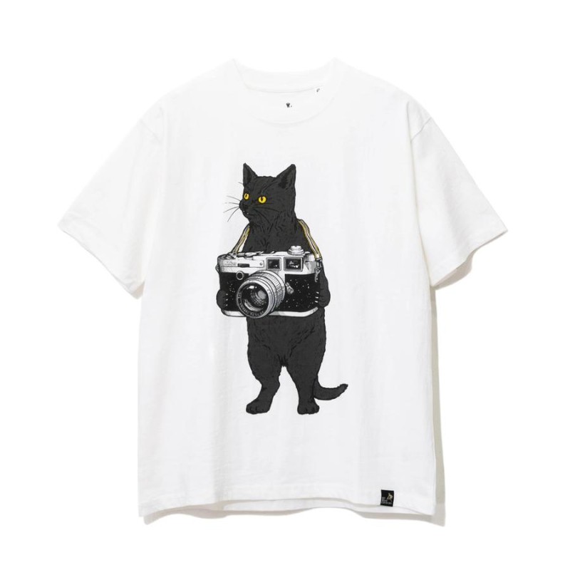 go slow caravan USA/C カメラ 猫 半袖 Tシャツ ☆ メンズ 男女兼用