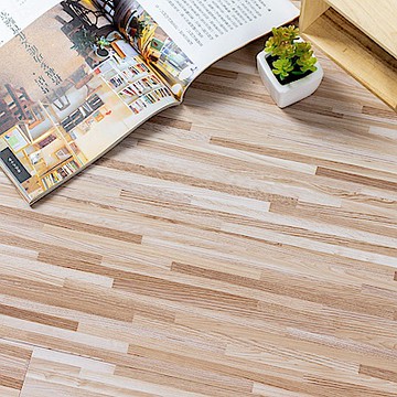 樂嫚妮 (160片)零甲醛DIY塑膠PVC仿木紋DIY地板貼 6.9坪 米色竹節拼木