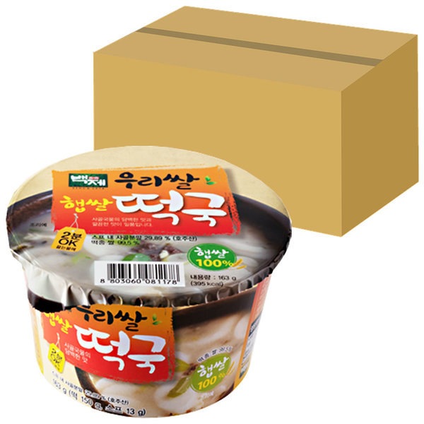 百済韓国産米新米トッククx16個 カップ麺