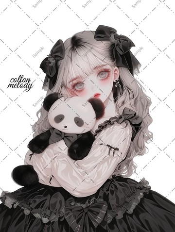 original sticker no.1098 人物貼紙 原創貼紙 人物貼紙 女孩貼紙 原創人物貼紙