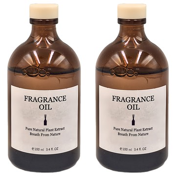 FRAGRANCE 法式精油茶色擴香瓶 100ml  漫步雲端  2瓶