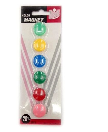 凱旋 彩色磁鐵 20mm (6入)【APP滿額下單10%點數(單一帳號最高5000點)】1/31止