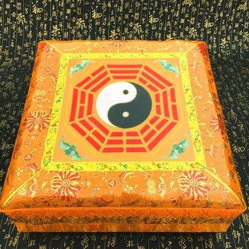 【優選百貨】坐墊 跪拜墊 打坐墊 禪修墊 道教八卦方拜墊  拜神墊  蒲團 拜凳 道家太極八卦實木跪拜墊 全館免運 618購物節