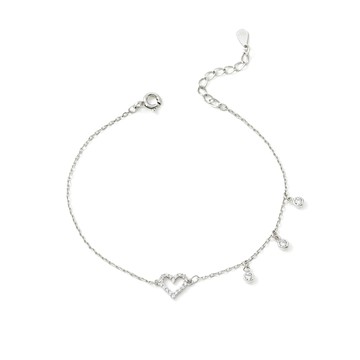 [大尺碼/純銀] 情人的淚珠手鍊 / 2色 / Lover's Tears Bracelet