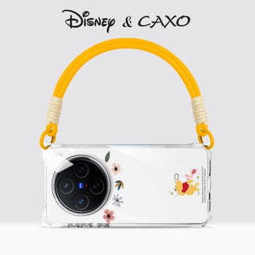 【Disney正版】適用vivoX200手機殼可愛維尼新款透明vivoX200ProMini高級感斜挎背包式vivox200Pro簡約不撞款