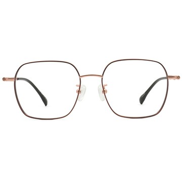 FORECO | 冷感工業風大方框眼鏡 | 松果褐