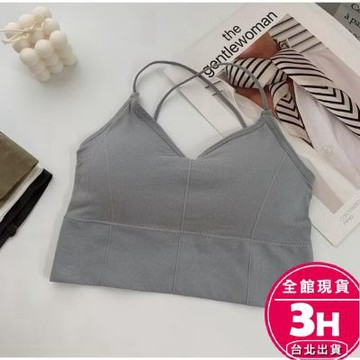 【梨卡】隔日到貨 女裝 短版 Bratop 小可愛【一片式胸墊 可拆】美背背心 繞頸背心 BR1424【現貨24H】