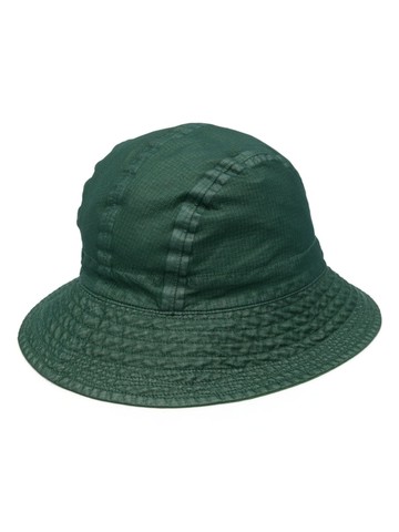 C.P. Company - logo-print bucket hat - men - Polyamide - L - Green