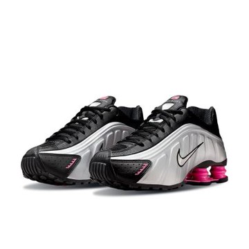 W Nike Shox R4 Black/Pinksicle 黑銀粉 彈簧鞋 Y2K 休閒鞋 運動鞋 AR3565-012