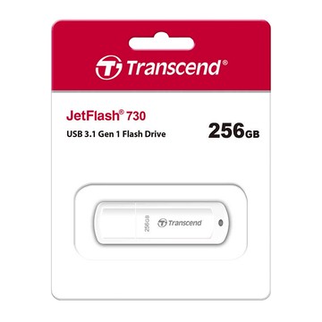 Transcend 創見 隨身碟 JF730 白色  256GB  1個