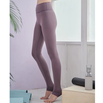 YOGA FLOW Hedy Pants - 簡單俐落長褲 - 煙燻紫 Brownish Purple