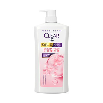 CLEAR 淨 頭皮護理洗髮乳 櫻花香 配方升級 72小時持香  1.2kg  1瓶