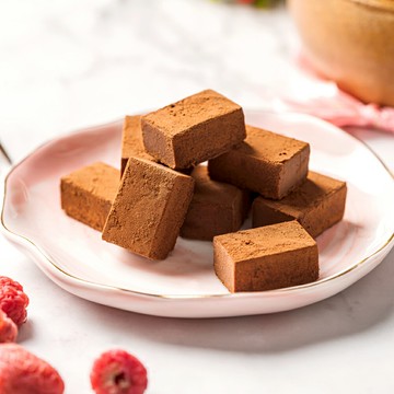 【巧克力雲莊】覆盆莓膠原蛋白生巧克力 (125g/盒_附提袋)