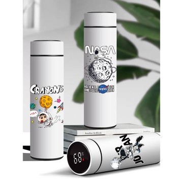 nasa宇航員智能304大容量不銹鋼保溫杯高顏值男女學生兒童水杯子