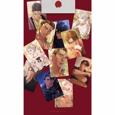 略奪婚　韓国限定コラボカフェ公式グッズ　カップルパッケージ新品　イシャカン&レア 韓国 コミック グッズ『略奪婚 フォトカード セット（16枚