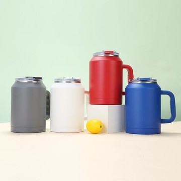 跨境源頭工廠304不銹鋼50oz的新款帶手柄杯汽車杯大容量冰桶杯