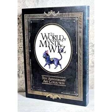 ➤〔特價出清〕絕版 書況好➤盒裝 日文《魔法使與黑貓Wiz》五週年 紀念畫冊