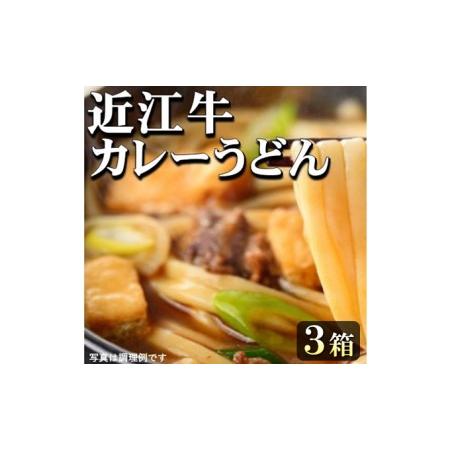 ふるさと納税 近江牛カレーうどん（1人前×3箱）うどん 近江牛 岐阜県養老町