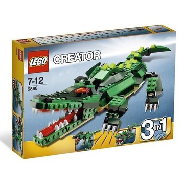 3000 【台中翔智積木】絕版品 LEGO 樂高 CREATOR 三合一 創意系列 5868 鱷魚