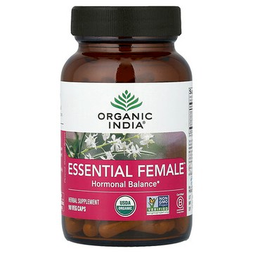 Organic India, Essential Female，荷爾蒙平衡，90 粒素食膠囊