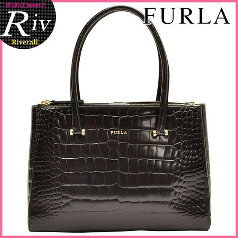 フルラ バッグ FURLA ショルダーバッグ LOTUS COCCO M クロコ調 754489