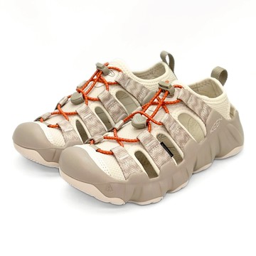 KEEN HYPERPORT H2 寬織帶厚底運動涼鞋 女 米白 戶外防滑護趾登山溯溪鞋 包頭護指涉水沙灘1028661