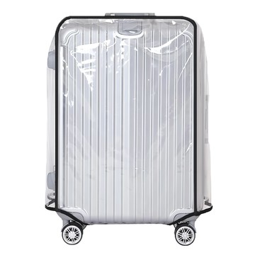 葉子小舖 直款 透明 24吋 - 防水耐磨行李箱防塵套
