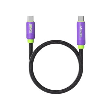HAGiBiS 車載磁吸收納傳輸線 Type-C PD240W 充電線 1M
