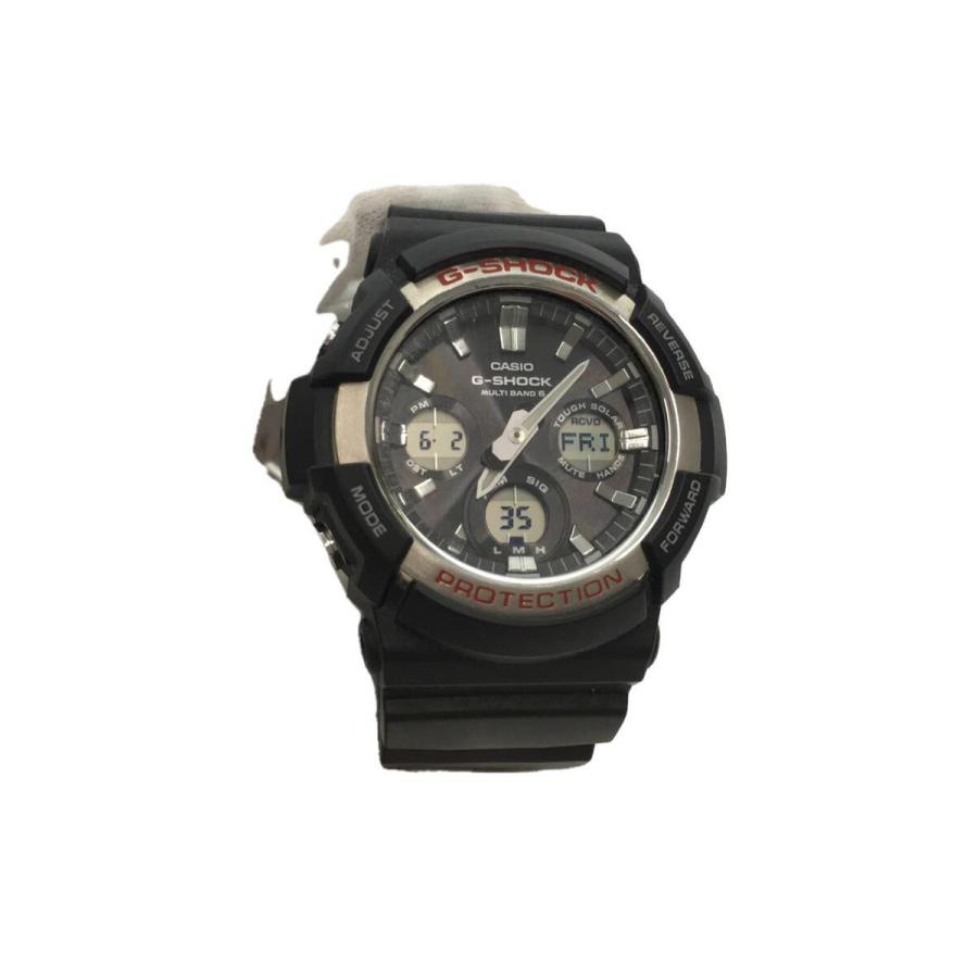 CASIO◇ソーラー腕時計・G-SHOCK/デジアナ/ラバー/BLK/BLK 通販 LINE