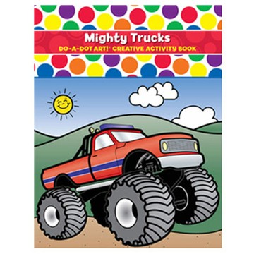美國 Do A Dot Art - 點點畫冊-強力卡車-24頁