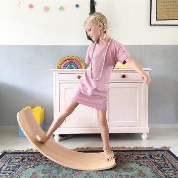 Wobbel  經典平衡板  透明漆(無墊)