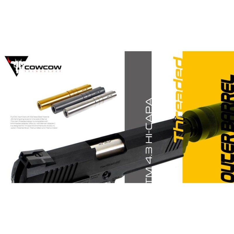 COWCOW ハイキャパ アウターバレル 45acp-