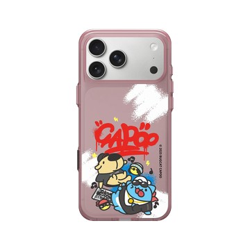 iPhone 17 Pro Max Clear (相機按鈕) 晶醺玫 - 貓貓蟲咖波 Bugcat Capoo - 街舞塗鴉咖波
